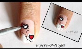 Innocent Love ❤ Valentines Day Nail Designs