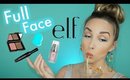 FULL FACE USING ONLY E.L.F PRODUCTS | JessicafitBeauty