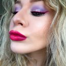 Pastel Lilac Smokey Eye With Vibrant Pink Winged Eyeliner Easter Makeup Tutorial
