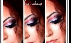 Tutorial de Maquiagem com Glitter usando Ben Nye