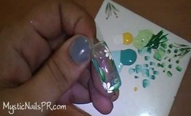 Aquarium Nails Nail Art Design Hand Painted :::... ☆