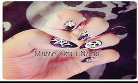 ☠ Matte Skull Nail Art ☠