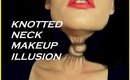 knotted neck makeup illusion tutorial halloween 2017 face painting smashinbeauty