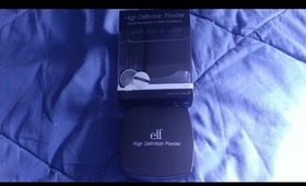 e.l.f  HD powder review and demo