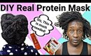 THE BEST DIY REAL PROTEIN Treatment For Natural Hair | J-E-L-L-O Uh?