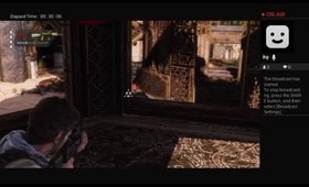 Girl plays UNCHARTED 3 LIVE. "i suck!" Edition. 75% complete