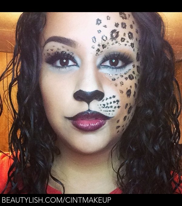 Leopard Halloween makeup | Cinthya T.'s (CinTmakeup) Photo | Beautylish