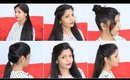7 Different Quick & Easy Everyday Hairstyles For Lazy Girls