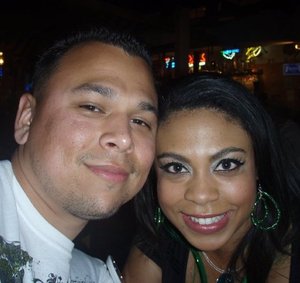 With the hubby on St. Patty's Day