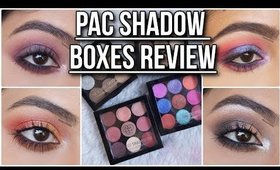 *NEW* PAC ULTIMATE SHADOW BOXES | REVIEW, SWATCHES & 4 EYELOOKS | Stacey Castanha