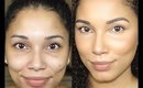 Full Coverage DRUGSTORE Foundation Routine | Acne Scarring
