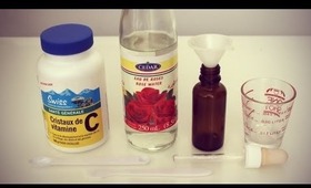 DIY Vitamin C Serum - prevent wrinkles + reduce skin discoloration