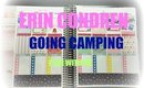Going Camping | Plan with me