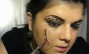 Cut on the Cheek Makeup Tutorial Special FX