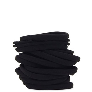 Recycled Nylon Hair Elastics Black