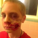 Zombie Halloween makeup