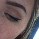 Liner and big brows