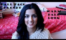 Fall Face Frenzy:  Look # 2 - Warm Fall Hair and Makeup