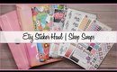Etsy Sticker Haul | Shop Swaps