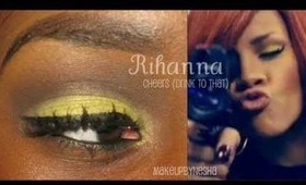 Rihanna Cheers (drink to that) Inspired makeup tutorial