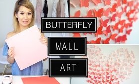 DIY Butterfly Wall Art Decor | Wedding Ideas | ANN LE