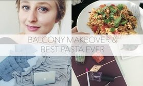 Balcony Makeover & Favourite Pasta | #JessicaVlogsJuly