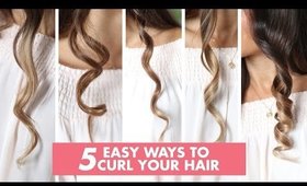 5 Ways to Curl Your Hair | Luxy Hair