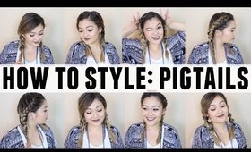 HOW TO STYLE: PIGTAILS | JaaackJack
