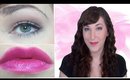 Spring Makeup Look with a Pink Lip