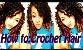 How to: Crochet your hair