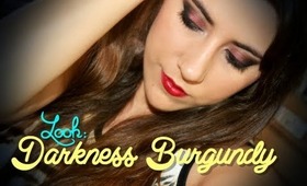 ✿ LOOK: Darkness Burgundy ✿