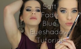 Soft Fade Blue Eyeshadow Tutorial