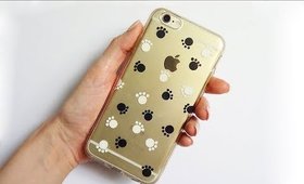 DIY Paws Phone Case