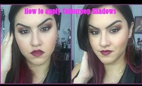 How to apply Colourpop Shadows