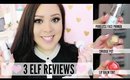 3 ELF REVIEWS | Lip Balms Tints, Smudge Pots, and Poreless Face Primer