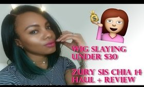 Zury Sis Chia 14" Wig Haul + Review | 1B & Som Teal | Under $30 Synthetic Wig