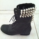 Spiked Combat Boots