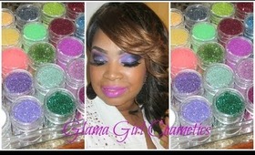 Boggie Nights Make Up Tutorial  Feat. Glama Girl Cosmetics Pro Glitter