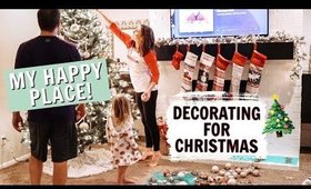 DECORATING FOR CHRISTMAS // PUTTING UP THE TREE! | Kendra Atkins
