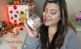Fall Favorites Tag 2015