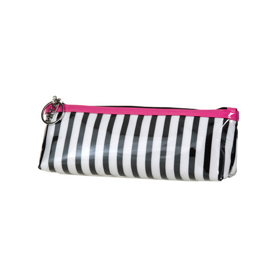 ULTA Black & White Stripe Cosmetic Bag Pencil Case | Beautylish