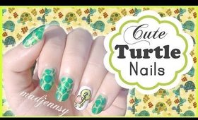 Cute Turtle Nail Art Tutorial