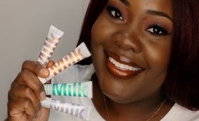 Milk Makeup Eye Pigment Swatches on Dark Skin