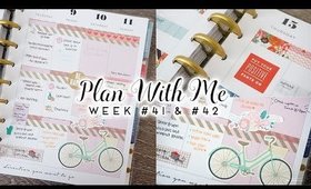 My Happy Planner: Plan With Me Week 41 & 42! | Charmaine Dulak