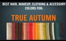 Autumn Color Palette: Best Hair, Makeup, Outfit Colors - Warm Skin Undertone - Color Analysis