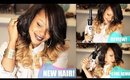 Red Pro Easy Curl Curling Wand Demo on New Divas Wigs Unit!