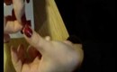 Nail tutorial using nail stickers