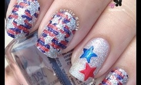 Incoco Fourth of July Nails by The Crafty Ninja