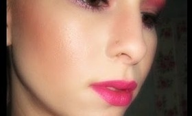 Pink Smokey Sparkle Look