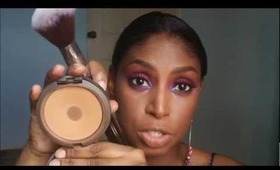 Kelly Rowland - Kisses Down Low Inspired Makeup (Pink & Purple)